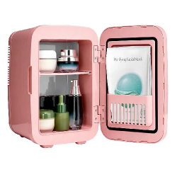 ثلاجة مكياج صغيرة مبردة من بورودو