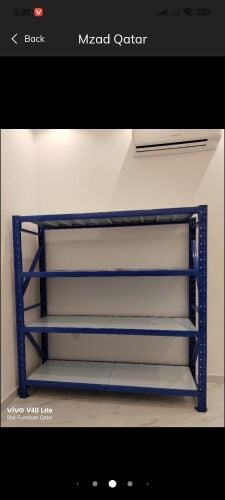 رفوف حديد جديده لبيعه