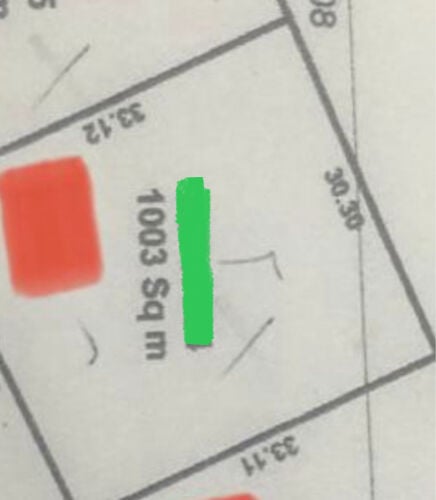 للبدل ارض بالمعراض ١٠٠٣ متر 