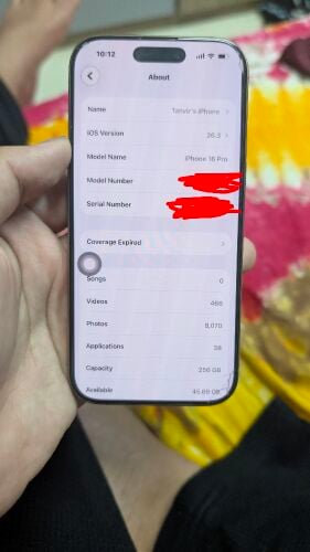 iphone 16 pro 256