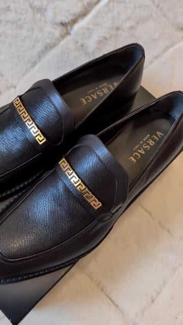Original Versace shoes Dark brown