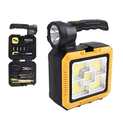 Solar Flashlight with Tool Kit