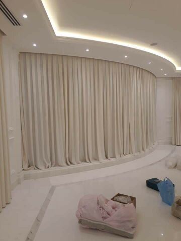 Carpet sofa curtains