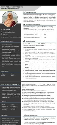 Admin Officer / Office Assistant
