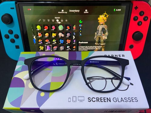 Anti blue light glass