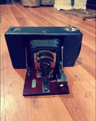 antique vintage tv station camera