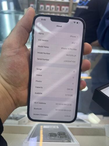 بيع ايفون 13 برو ماكس كل شي اصلي