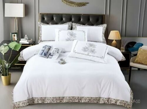 لحاف مطرزة قطن