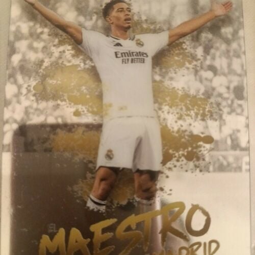 Rare football card Maestro Madrid