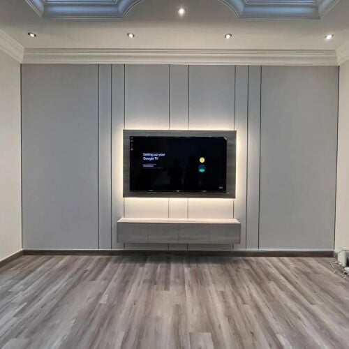 Custom TV Wall Design in DohaTra