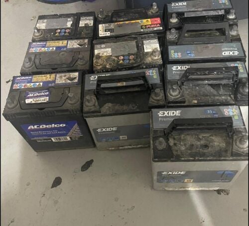 We buy plastic, scrap car batteri