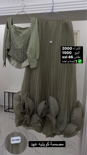 فستان جديد مصممة كويتيه