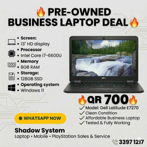 Used Dell Laptop  Intel Core i7