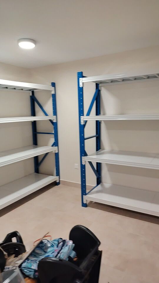 shelves and stor reaks available