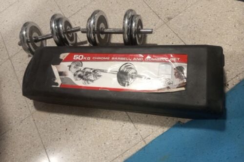full set dumbbells 50kgs