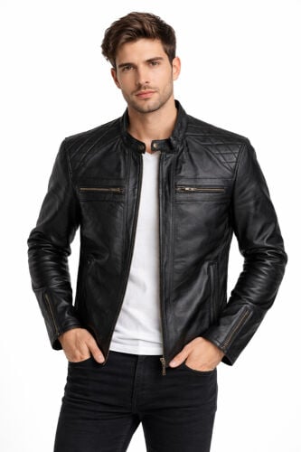 Premium Men Leather Jacket. 