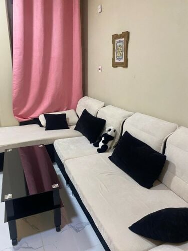 White Sofa L shape (special)