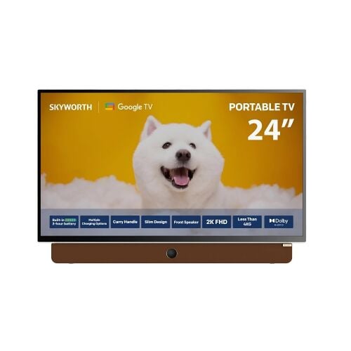 24-inch battery-powered monitor