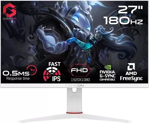 gaming monitor 27" 180hz white
