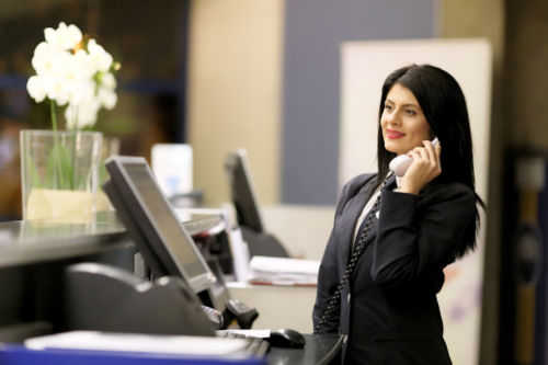 Gym receptionist