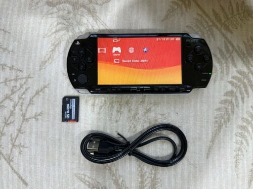 psp with battery and 50 games
