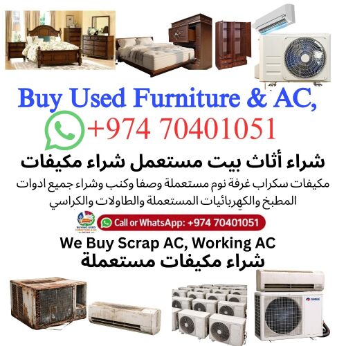 Buying Used Furniture & AC,