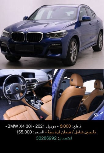 BMW X4  30i 4 cylinder 