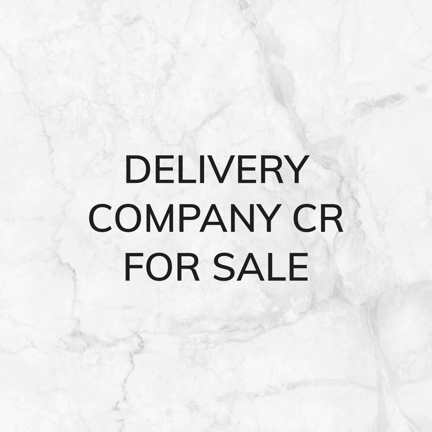 Delivery company  for sale
