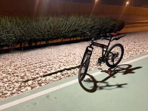 Black & Red Mountain Bike