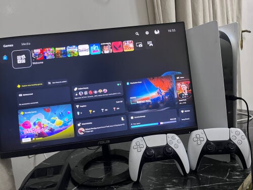 PS5 with monitor 165hz