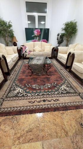 10person very clea table carpet 