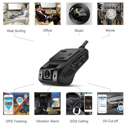 jc400p  4g dashcam GPS Audio Live
