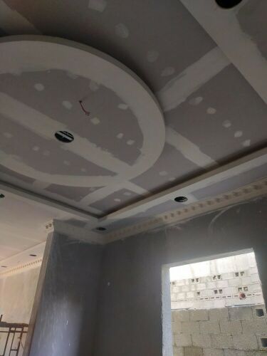 gypsunm board and tiles