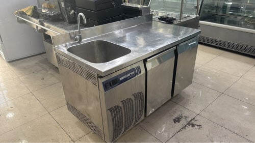 مغسلة +ثلاجة