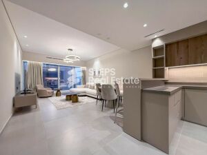 شقة مفروشة بإطلالة بحرية وخدمات ف