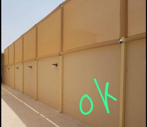 مصنع الصلب والأقمشة.