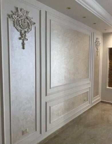 ديكورات الجبس والصبغ الحديث