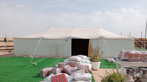 فك ونقل وتغليف وتخزين الخيام