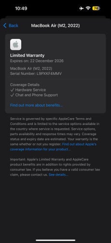 MacBook Air M2