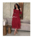 Burgundy dress (new, not worn)