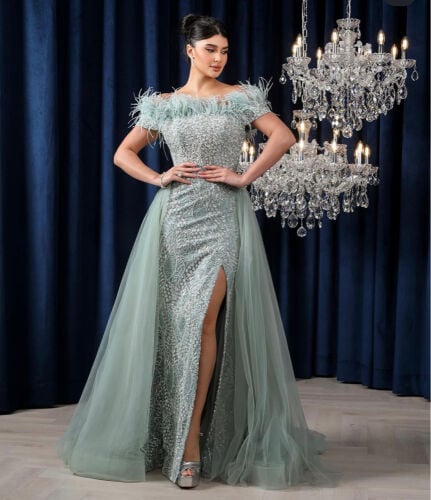 Turquoise dress