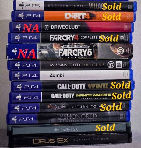 PS4/PS5 Games!