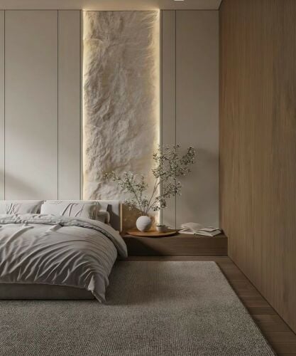 Bed wall decoration.