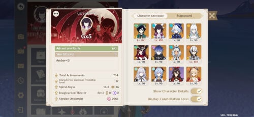 genshin impact account 