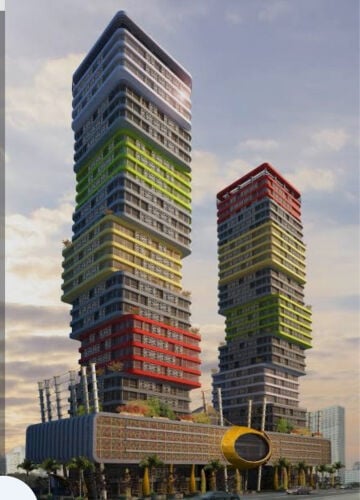 لإيجار مكتب مفروش 175متر بالوسيل