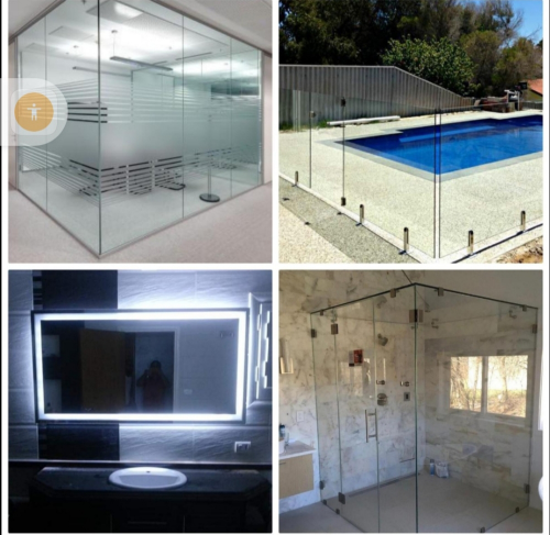 أعمال الزجاج والألمنيوم الخ.