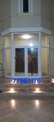 أعمال الزجاج والألمنيوم الخ.