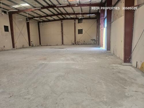 food store in industrial area