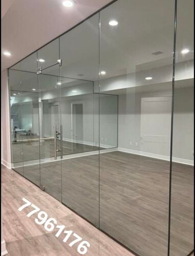 أعمال الزجاج والألمنيوم الخ.