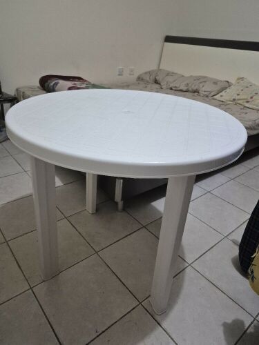 Dinning table round table plastic